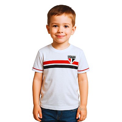 Camisa São Paulo Infantil Ice Branca Oficial