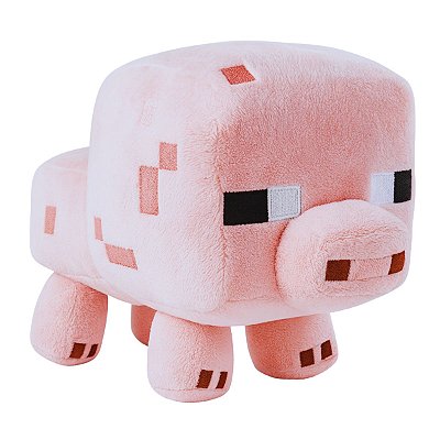 Porco de Pelúcia Minecraft – Macia, Fofa e Divertida 16cm
