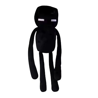 Enderman de Pelúcia Minecraft – Macia, Fofa e Divertida 24cm