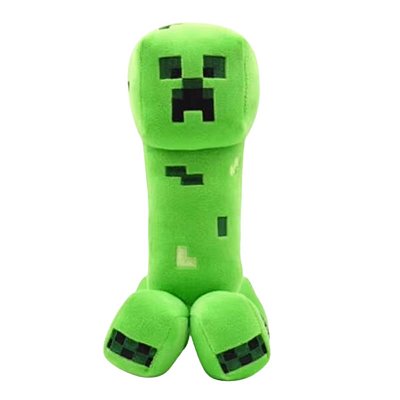 Creeper de Pelúcia Minecraft – Macia, Fofa e Divertida 17cm