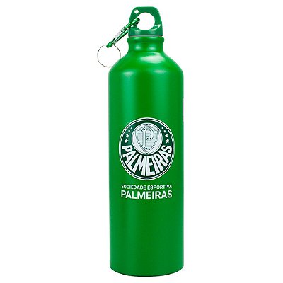 Garrafa de Alumínio Palmeiras Com Prendedor 750ml