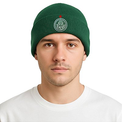 Gorro Palmeiras Tricot Verde Adulto Oficial