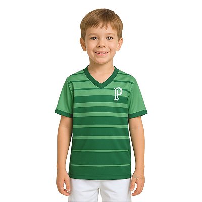 Camisa Palmeiras Infantil Listras Degradê Oficial
