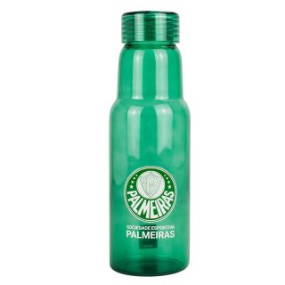 Garrafa de Vidro Verde Escudo Palmeiras 500ml Oficial