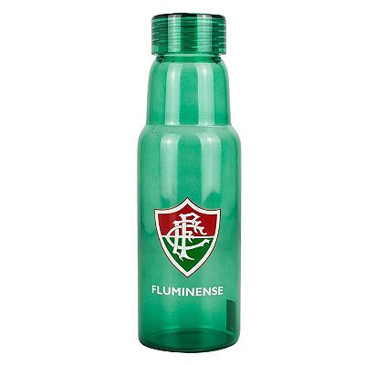 Garrafa de Vidro Verde Escudo Fluminense 500ml Oficial