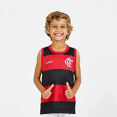 Camisa Flamengo Infantil Regata Listrada Presença Oficial