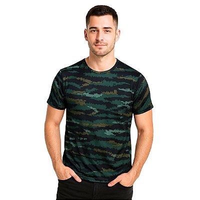 Camiseta Camuflada Militar Soldado Adulto