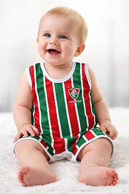Macacão Bebê Fluminense Regata - Torcida Baby