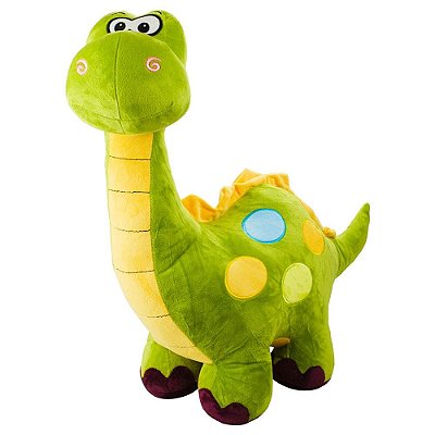 Pelúcia Dinossauro Pescoçudo Verde 52cm