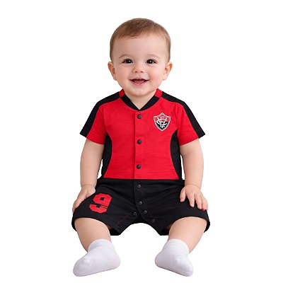 Macacão Bebê Vitória Curto Artilheiro Oficial