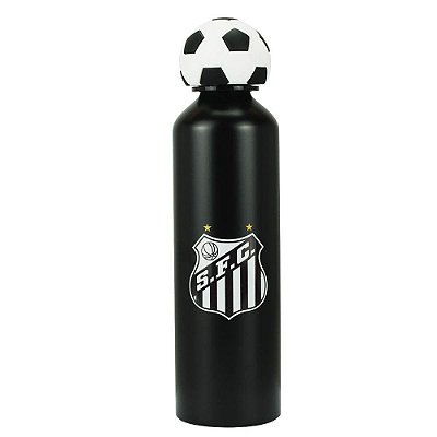 Garrafa de Alumínio Santos Bola 750ml Oficial