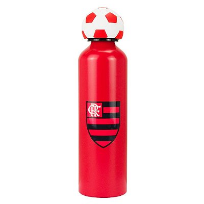 Garrafa de Alumínio Flamengo Bola 750ml Oficial