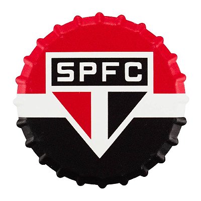 Imã Decorativo de Geladeira Cerâmica São Paulo Oficial