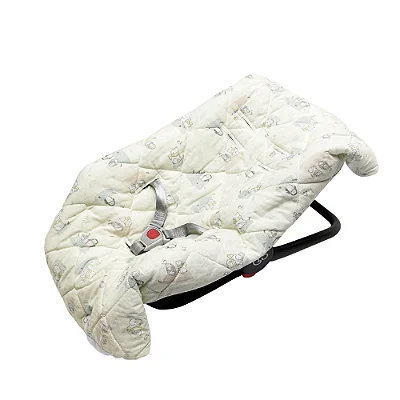 Capa Para Bebê Conforto Acolchoada Urso Polar- Papi