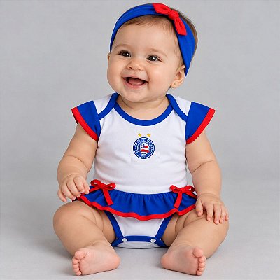 Body Vestido Bahia Com Tiara Tricolor Baiano Oficial