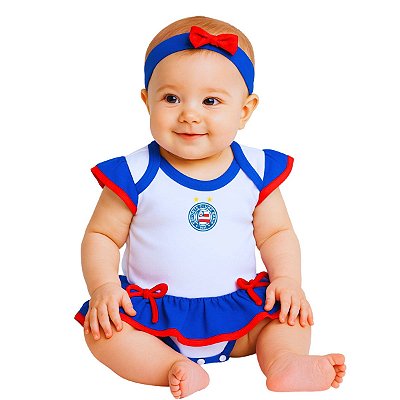 Body Bahia Com Vestido e Tiara Oficial