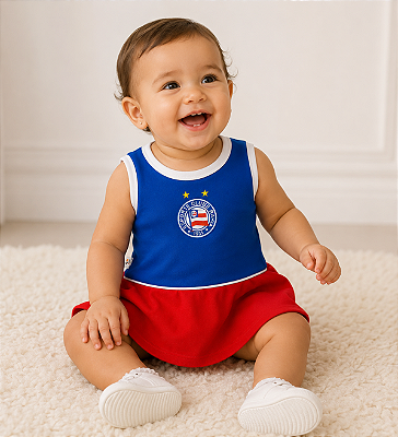 Vestido Bebê Bahia Regata Oficial