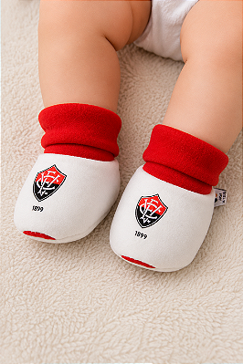 Meia Pantufa Bebê Vitória 0 a 3 meses 100% algodão Oficial