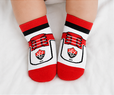 Meia Tênis Bebê Vitória 0 a 3 Meses Oficial