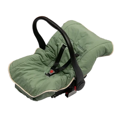Capa Para Bebe Conforto Acolchoada Verde Salvia 92CmX55Cm