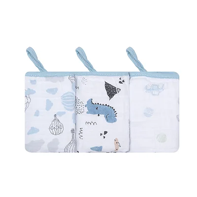 Paninho De Boca Papi Soft com Prendedor De Chupeta Dino