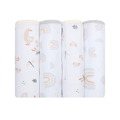 Fralda Papi Soft Estampada 70CmX70Cm Patinho