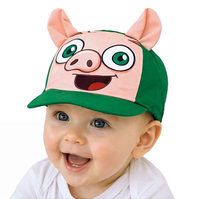 Boné Bebê Mascote Palmeiras Porquinho Oficial