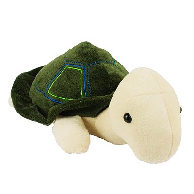 Pelúcia Tartaruga Terrestre Verde Escuro 24cm