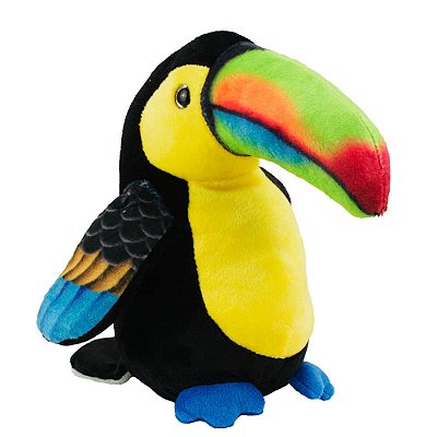 Pelúcia Tucano Colorido 19cm