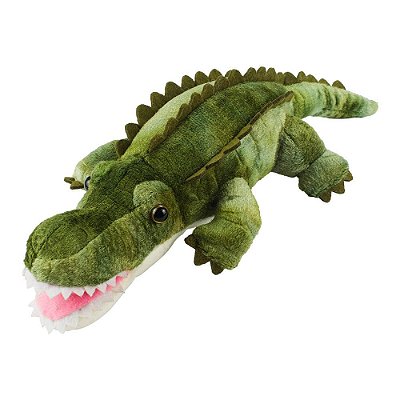 Pelúcia Crocodilo Verde 30cm