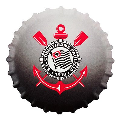 Porta Copos Escudo Corinthians Cerâmica Oficial