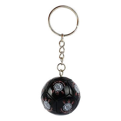 Chaveiro Bola de Futebol Corinthians 4cm Oficial