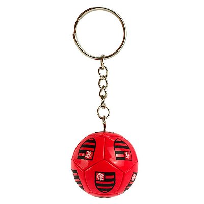 Chaveiro Bola de Futebol Flamengo 4cm Oficial
