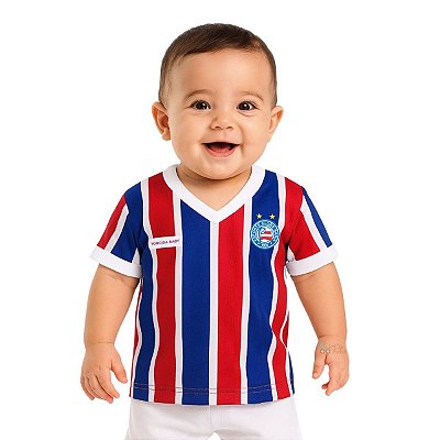 Camiseta Bebê Bahia Listrada - Torcida Baby