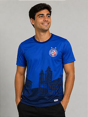 Camisa Bahia Azul Adulto Pelourinho Oficial