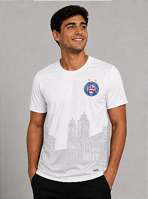 Camisa Bahia Branca Adulto Pelourinho Oficial