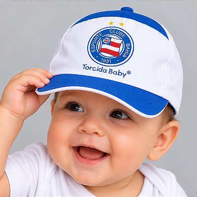 Boné Bebê Bahia 100% Algodão Torcida Baby​ Oficial