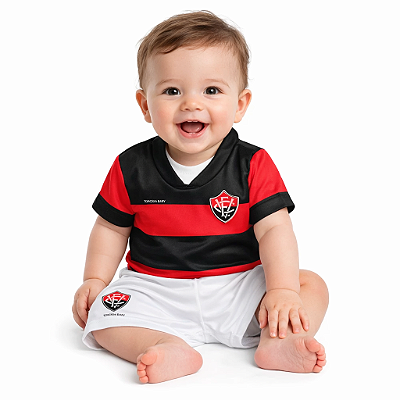 Conjunto Bebê Uniforme Vitória Dry - Torcida Baby