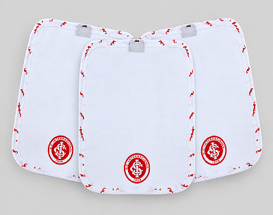 Kit 3 Toalhinhas de Boca Bebê Internacional Oficial