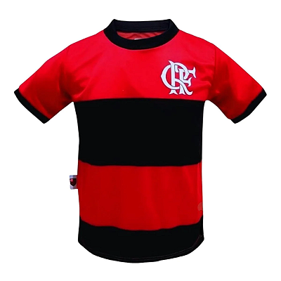 Camiseta Infantil Flamengo Listras Oficial