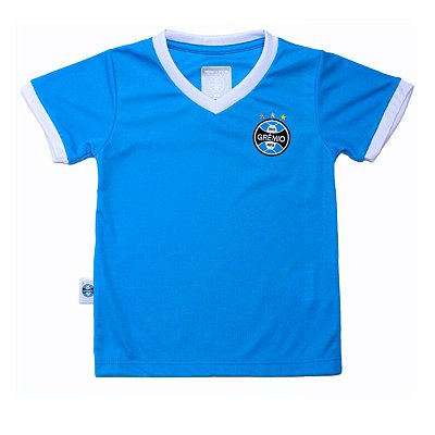 Camisa Bahia Azul Esquadrão Gola V Adulto Oficial - Cia Bebê