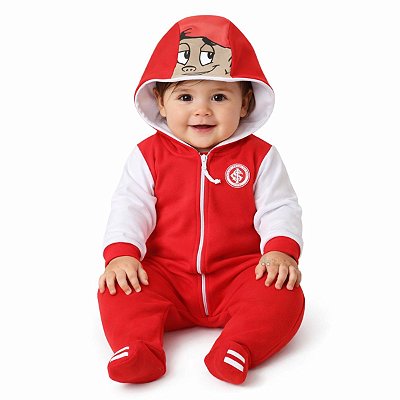 Macacão Bebê Internacional Mascote Oficial