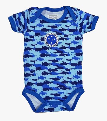 Body Bebê Cruzeiro Camuflado Oficial
