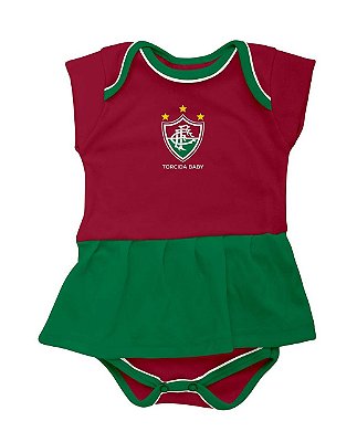 Body Bebê Vestido Fluminense - Torcida Baby