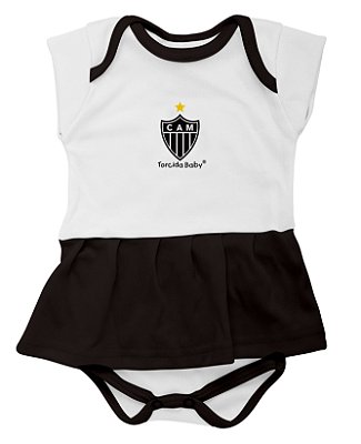 Body Bebê Vestido Atlético MG - Torcida Baby