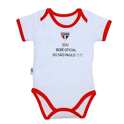 Body São Paulo Com Frase Sou Bebê Oficial Do São Paulo