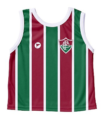 Camiseta Fluminense Bebê Regata Torcida Baby