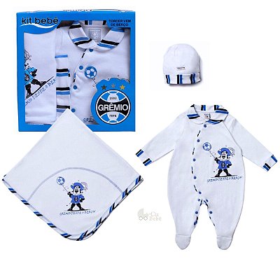 Kit Macacão Grêmio com Manta e Gorro Oficial