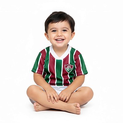 Camiseta Bebê Fluminense Listrada - Torcida Baby