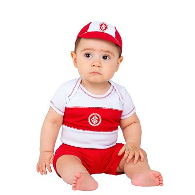Conjunto Curto Internacional Body com Boné Oficial
